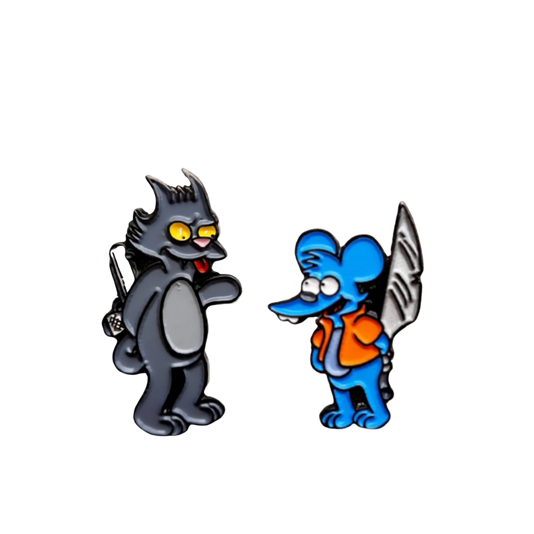 Pin Tommy Y Daly Los Simpson Metálico