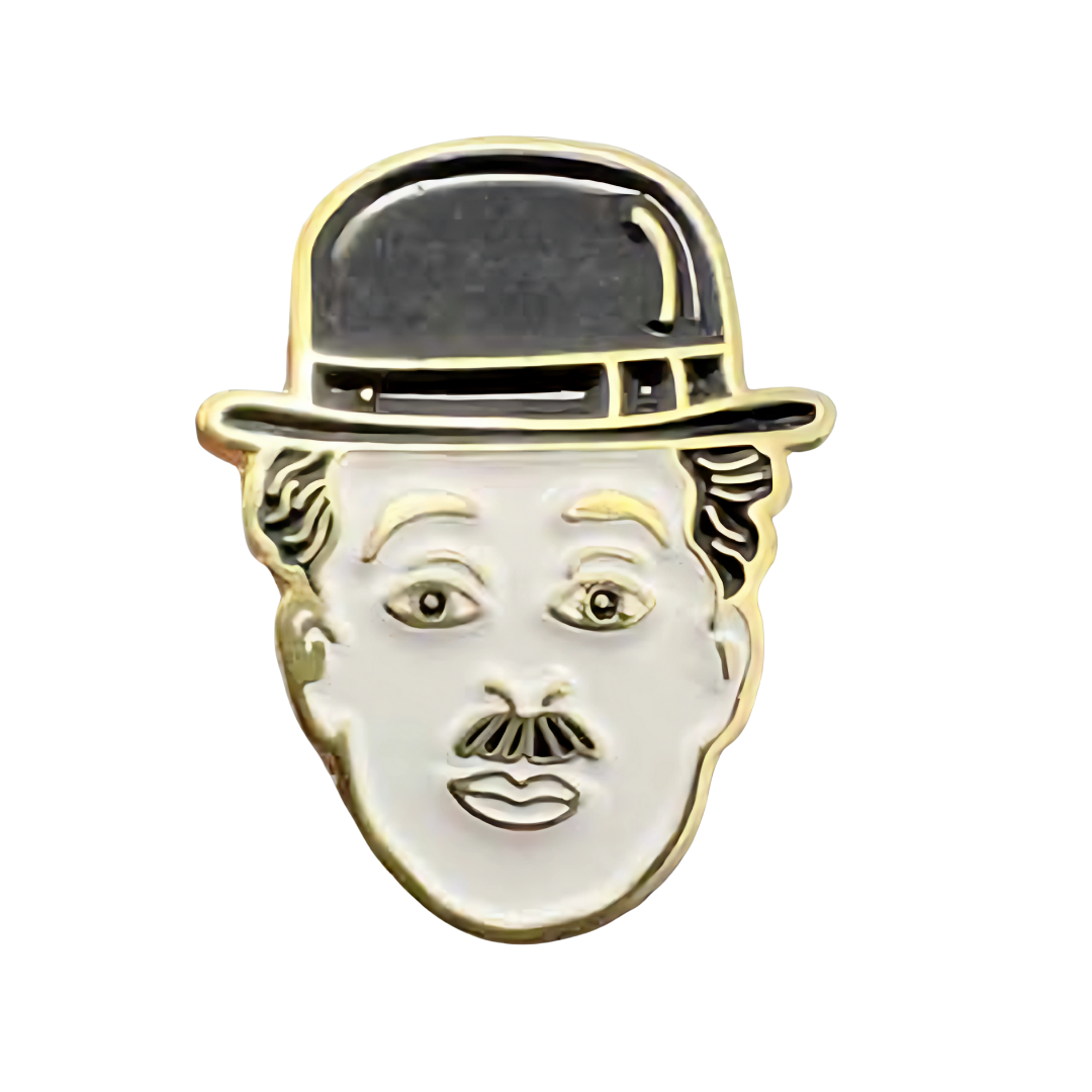 Pin Charles Chapín Metálico