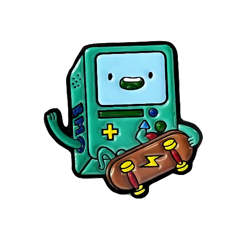 Pin BMO Skate Hora De Aventura Metálico