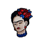 Pin Frida Kahlo Rostro Metálico