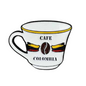 Pin Taza De Café Colombiano Metálico