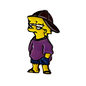 Pin Lisa Hippie Metálico