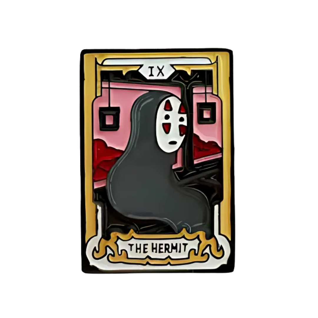 Pin Carta The Hermit Metálico