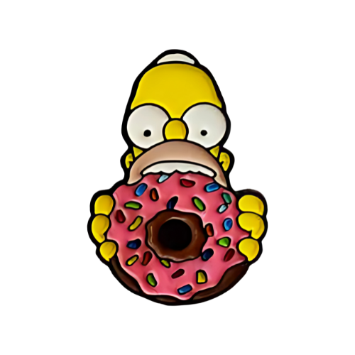 Pin Homero Rosquilla Metálico