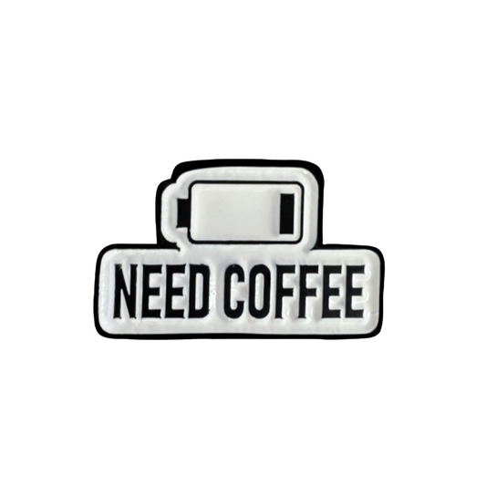 Pin I Need Coffee Metálico