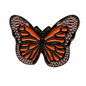 Pin Mariposa Monarca Metálico