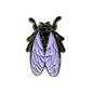 Pin Mosca Lila Metálico