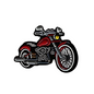 Pin Moto Harley Roja Metálico