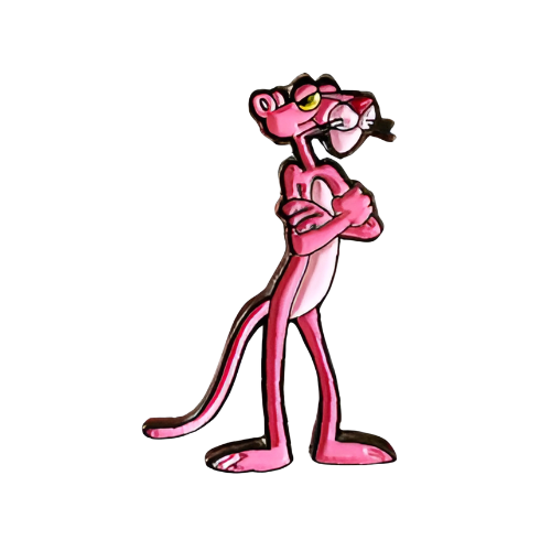 Pin Pantera Rosa Cool Metálico