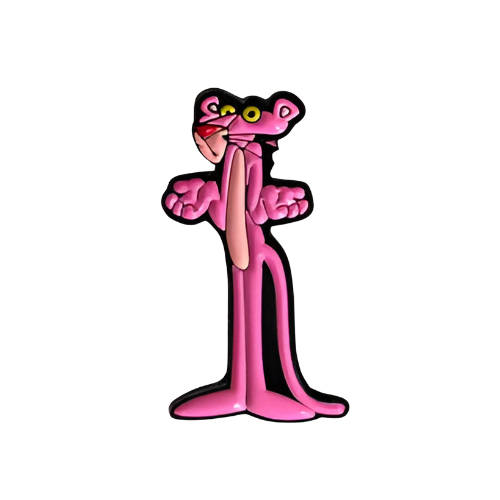 Pin Pantera Rosa Metálico