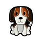 Pin Perro Beagle Metálico