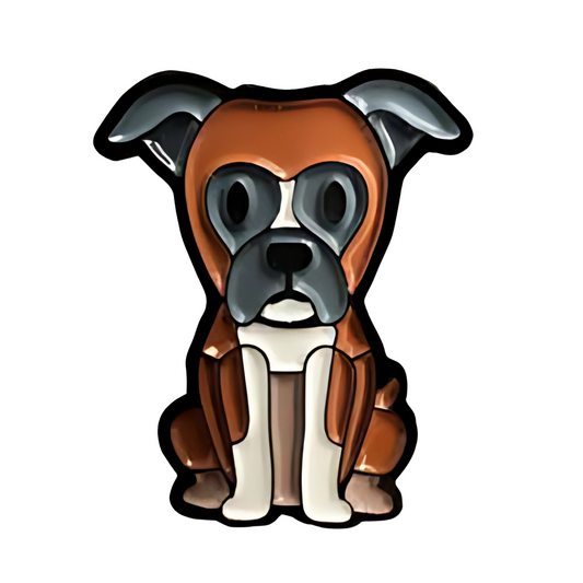 Pin Perro Boxer Metálico