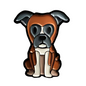 Pin Perro Boxer Metálico