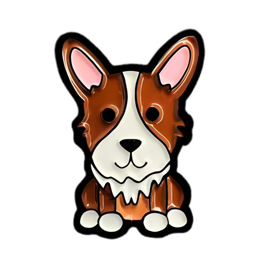 Pin Perro Corgi Metálico
