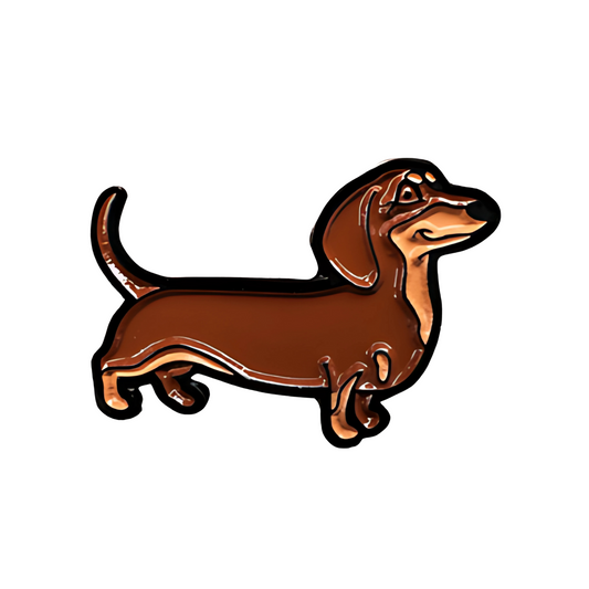 Pin Perro Dachshund Metálico