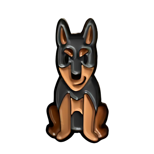 Pin Perro Doberman Metálico