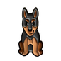 Pin Perro Doberman Metálico
