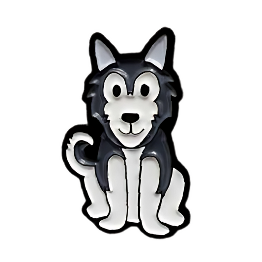 Pin Perro Husky Siberiano Metálico