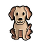 Pin Perro Labrador Metálico