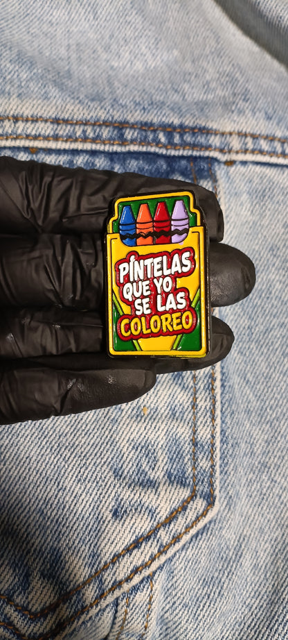 Pin Píntelas Que Yo Se Las Coloreo Metálico