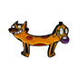 Pin Cat Dog Metálico
