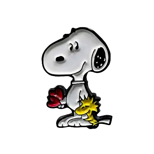 Pin Snoopy Love Metálico