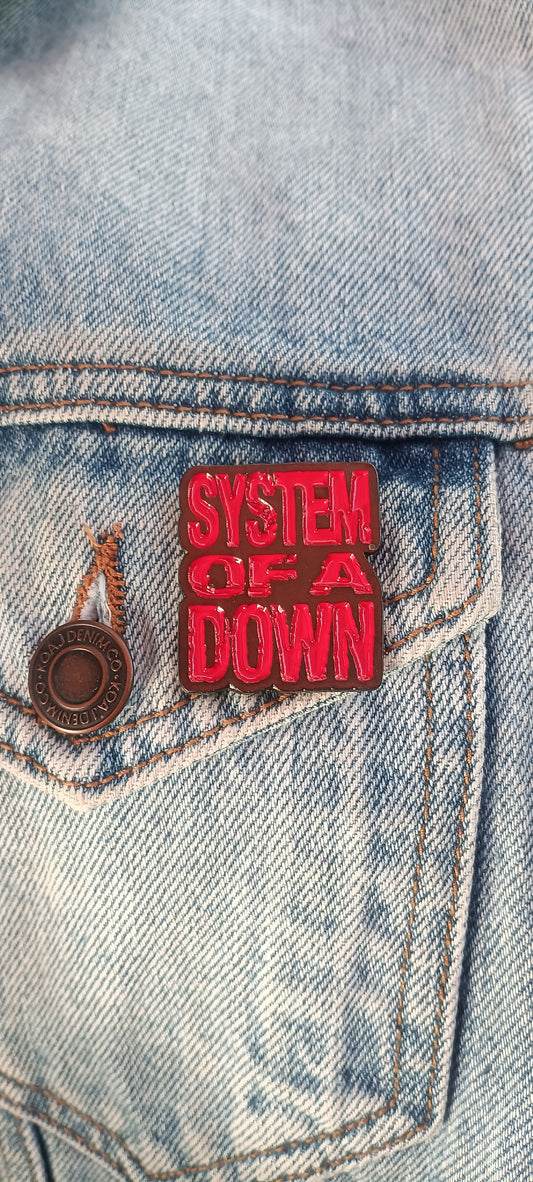 Pin Sistem Of A Down Metálico